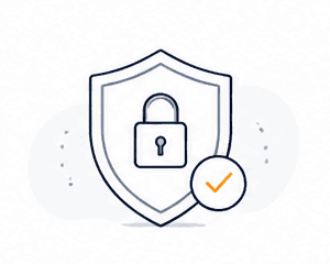 Security shield illustration